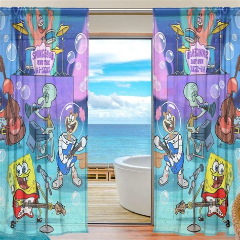 Amazon.com: Spongebob Curtains For Bedroom.